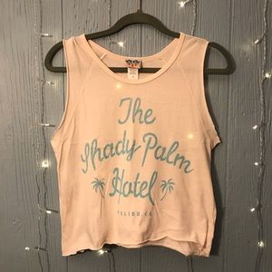 The Shady Palm Hotel Boxy Tank Top